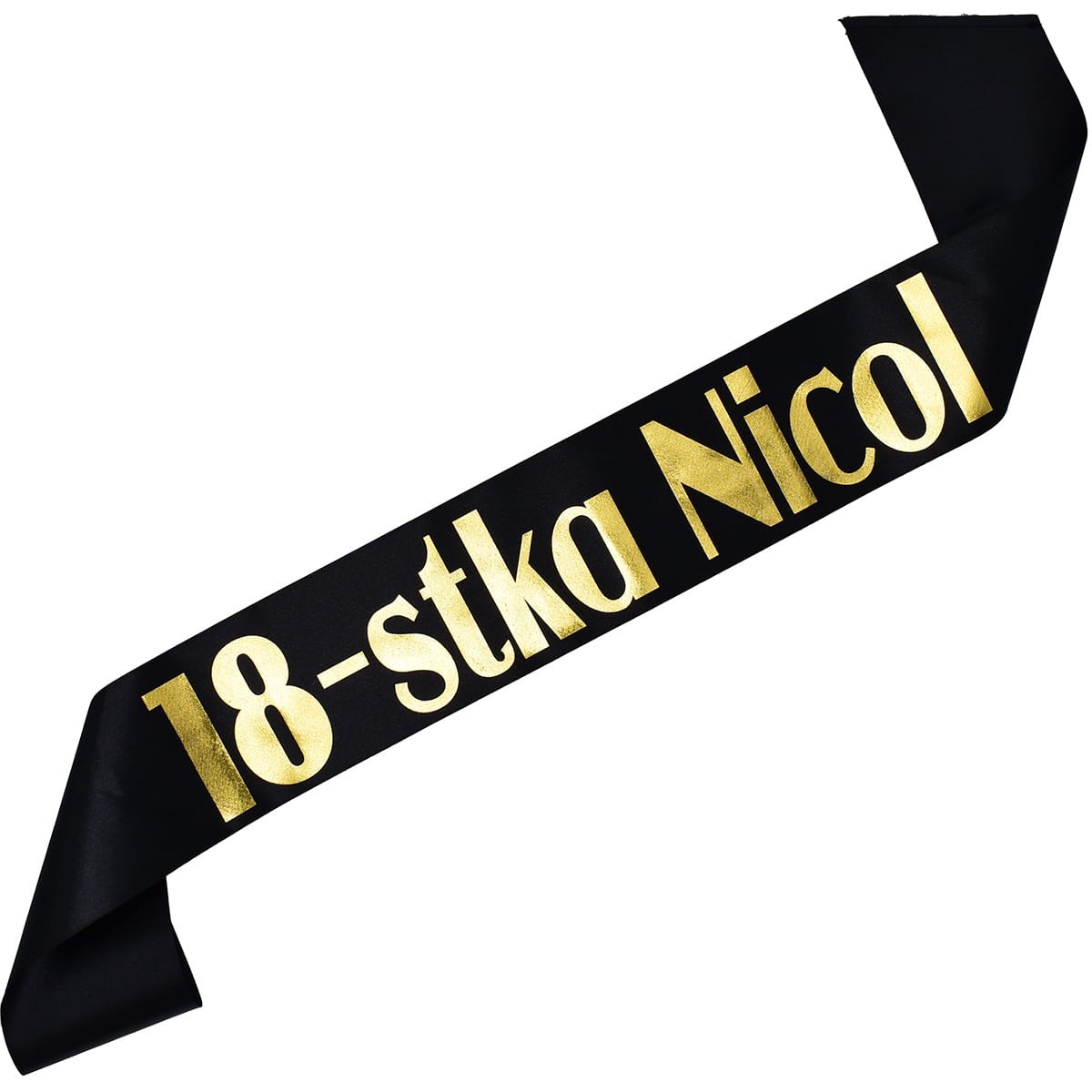 Szarfa 18-stka +imię