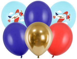 Balony 30 cm, Samolot, mix