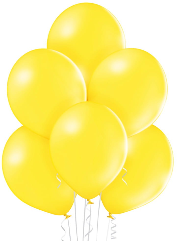 Balony 27cm, Pastel Yellow - 25szt