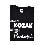 Koszulka na wieczór kawalerski – Jeszcze Kozak, Wkrótce Pantofel