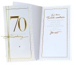 Karnet Urodziny 70 (cyfry)