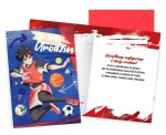 Karnet Urodziny (anime, chłopięce, piłki)