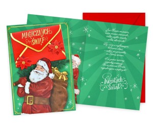 Karnet Boże Narodzenie - Magicznych Świąt