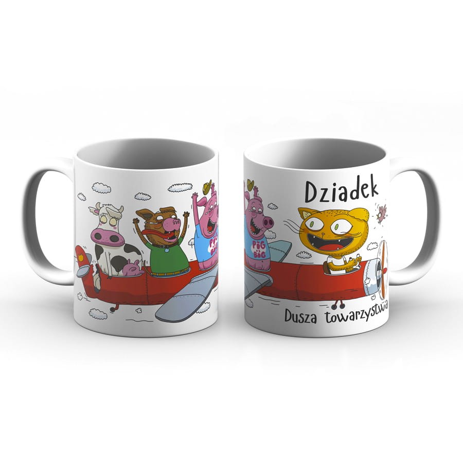 Kubek z imieniem - Dziadek dusza towarzystwa