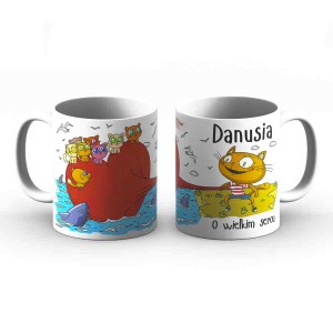 Kubek z imieniem - Danusia o wielkim sercu