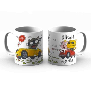 Kubek z imieniem - Oliwia agentka