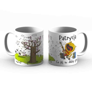 Kubek z imieniem - Patrycja co jej w duszy gra