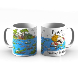 Kubek z imieniem - Paweł prawdziwy dżentelmen