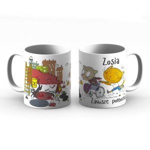 Kubek z imieniem - Zosia zawsze pomocna