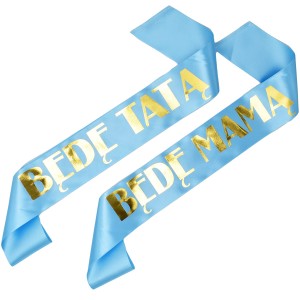 Zestaw szarf Będę Mamą i Będę Tatą