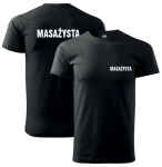 Koszulka Masażysta - czarna
