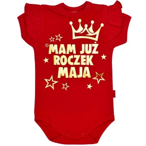 Body z falbanką Mam już roczek z imieniem dziecka