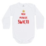 Moje Pierwsze Święta z gwiazdką - body  dziecięce