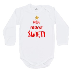 Moje Pierwsze Święta z gwiazdką - body  dziecięce