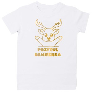 Koszulka  - Przytul Reniferka- na święta 