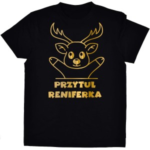 Koszulka z reniferkiem na święta - Przytul Reniferka 