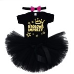 Komplet Królowa Imprezy – body, spódniczka TUTU i opaska