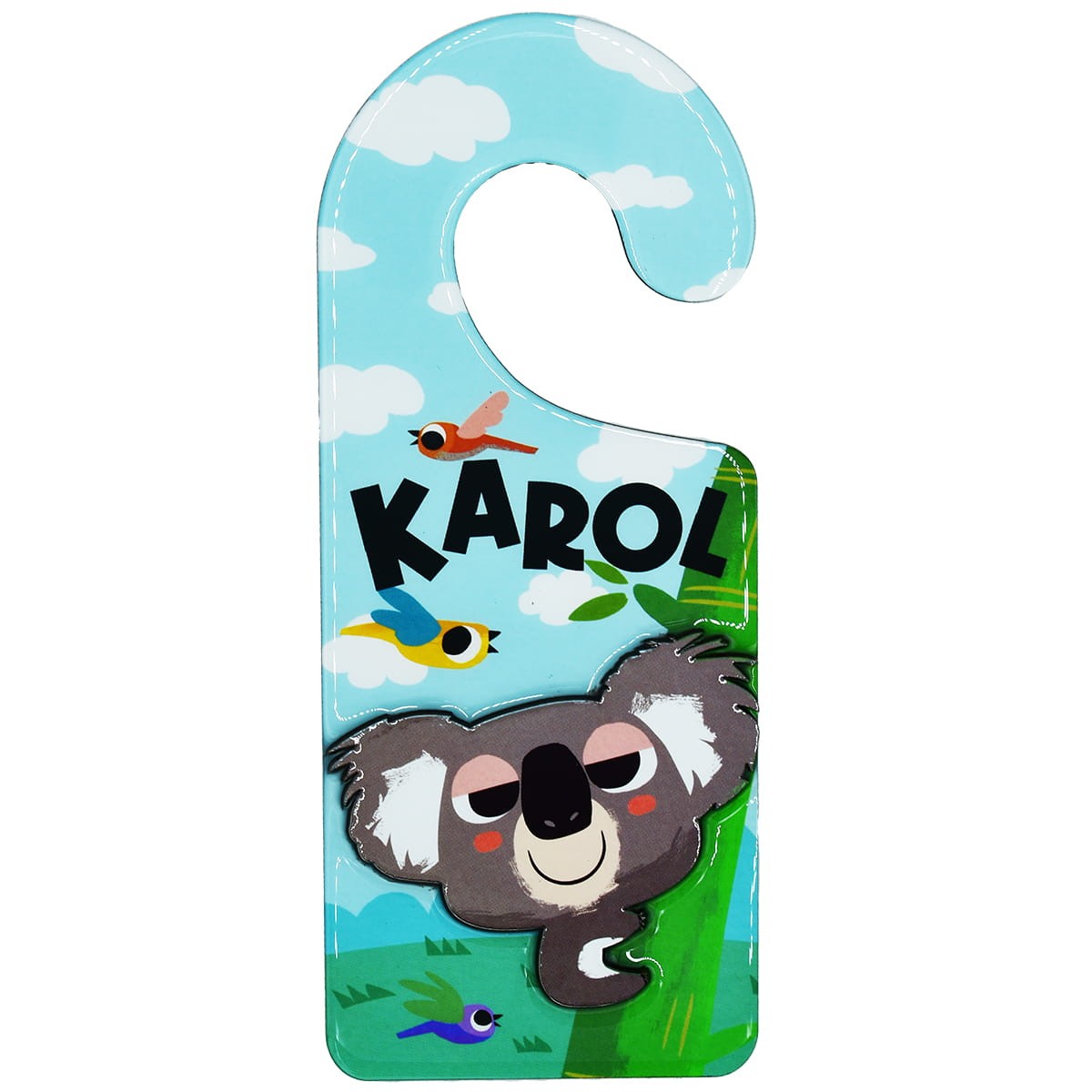 Zawieszka na drzwi z imieniem Karol