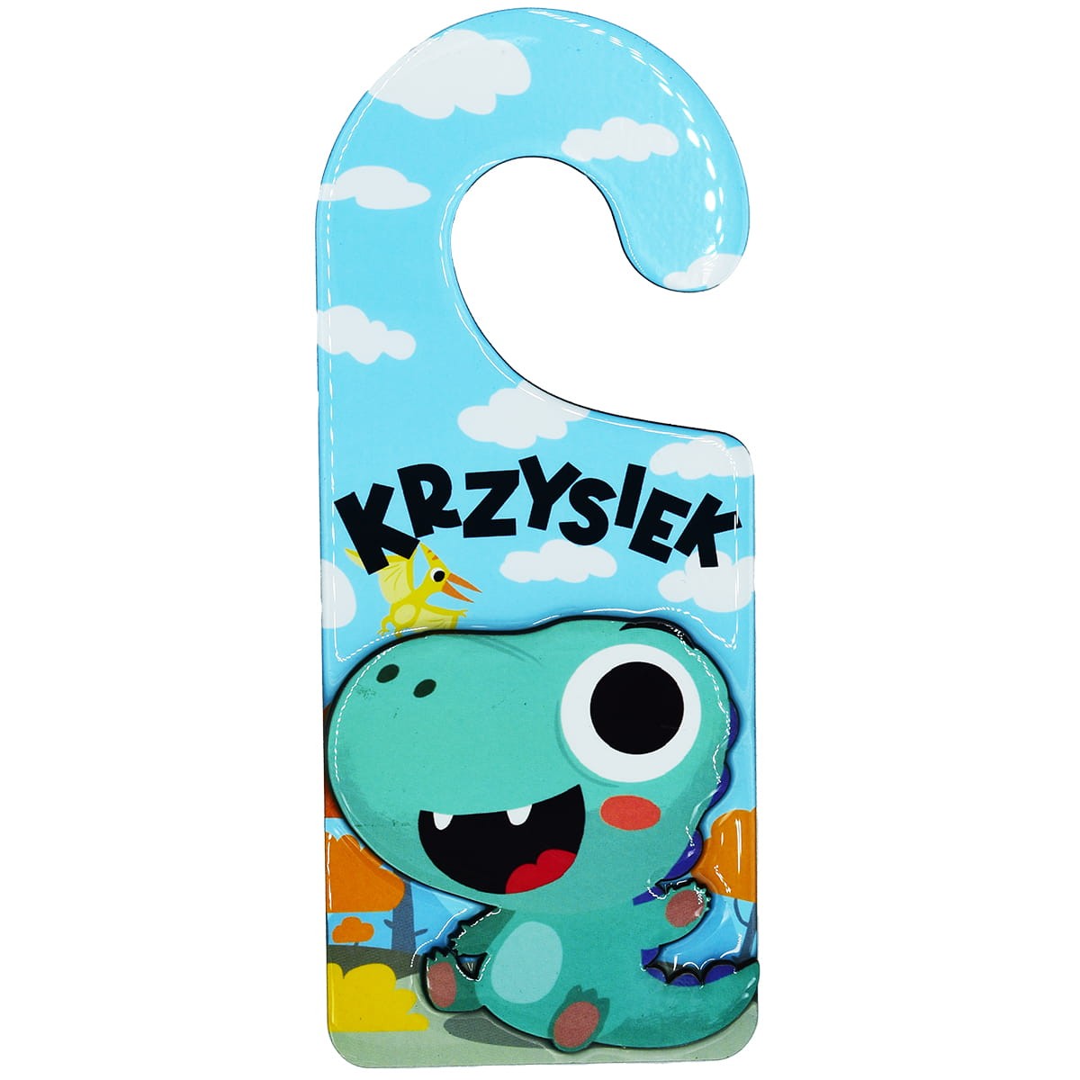 Zawieszka na drzwi z imieniem Krzysiek