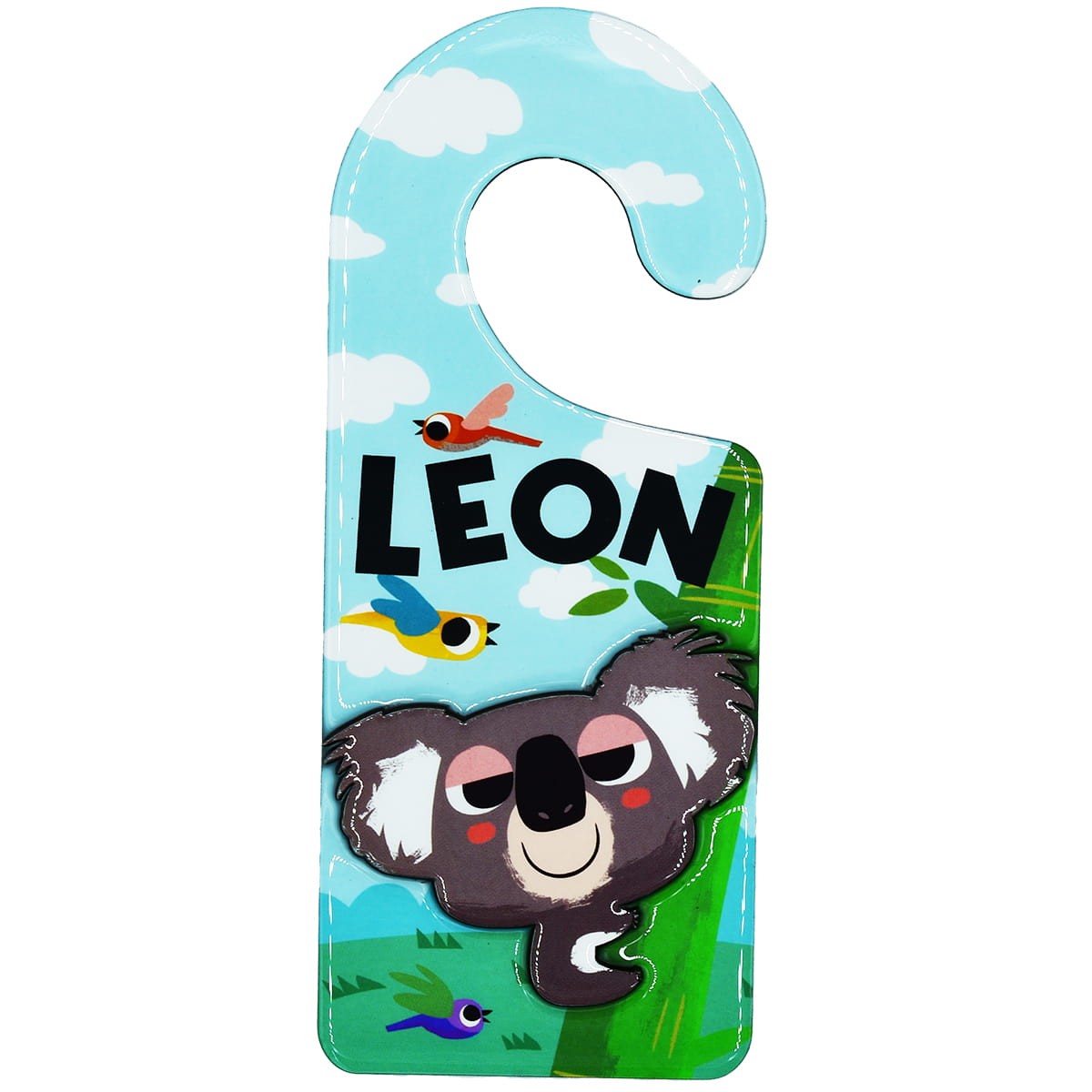 Zawieszka na drzwi z imieniem Leon