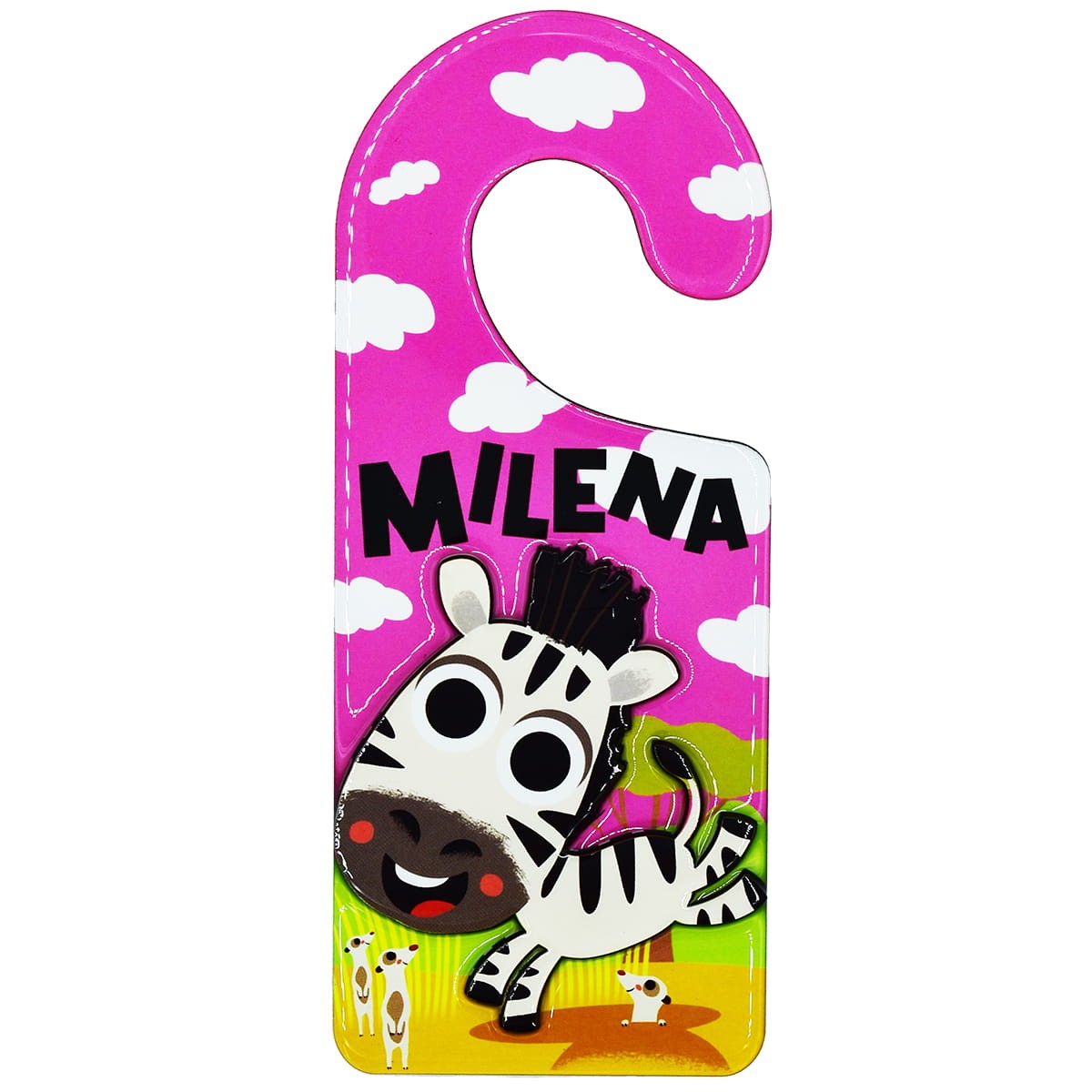 Zawieszka na drzwi z imieniem Milena