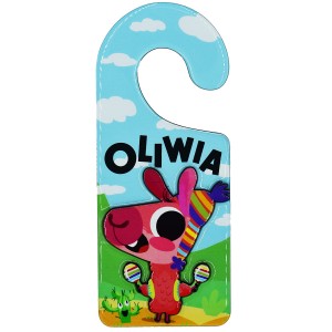 Zawieszka na drzwi z imieniem Oliwia