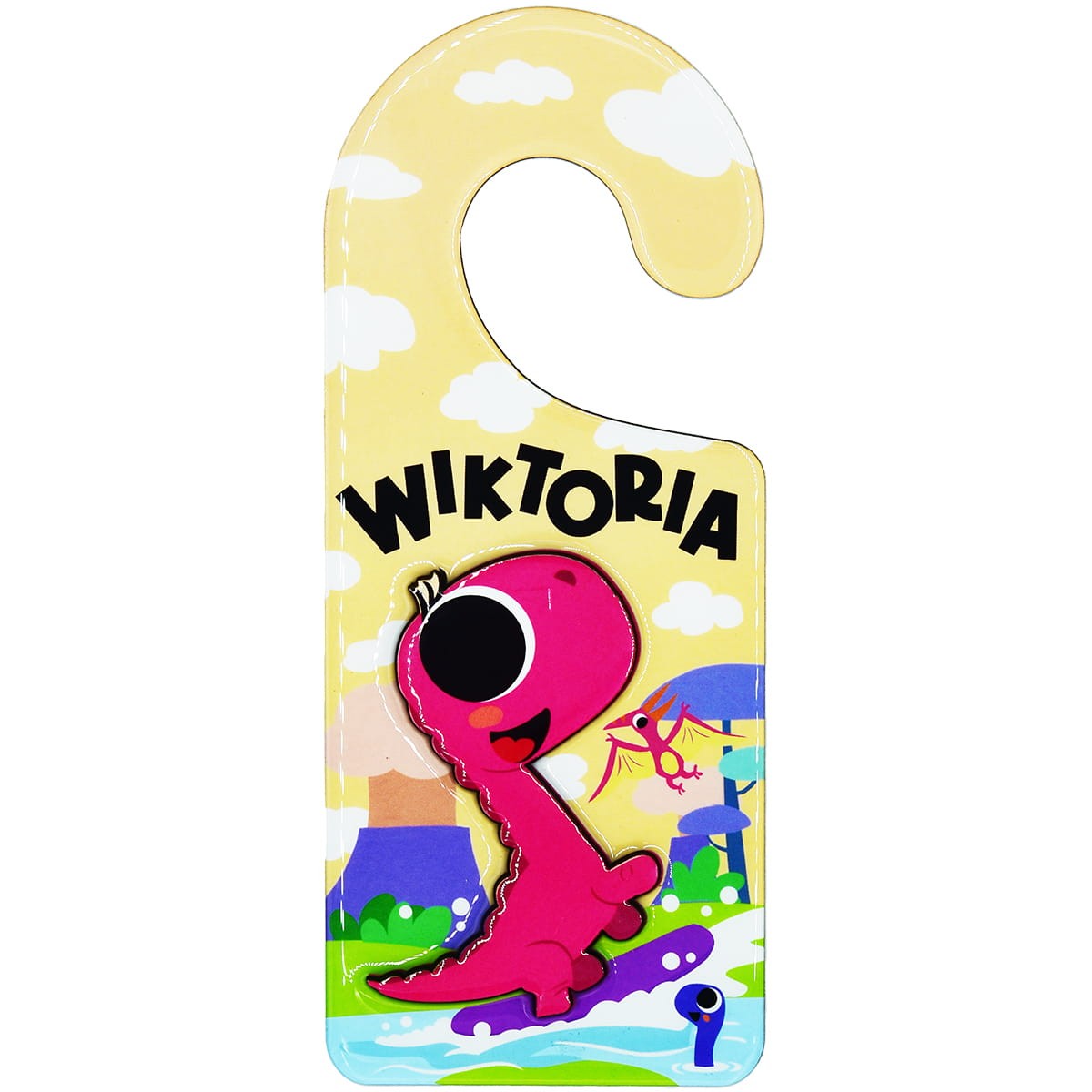Zawieszka na drzwi z imieniem Wiktoria