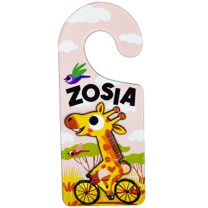 Zawieszka na drzwi z imieniem Zosia
