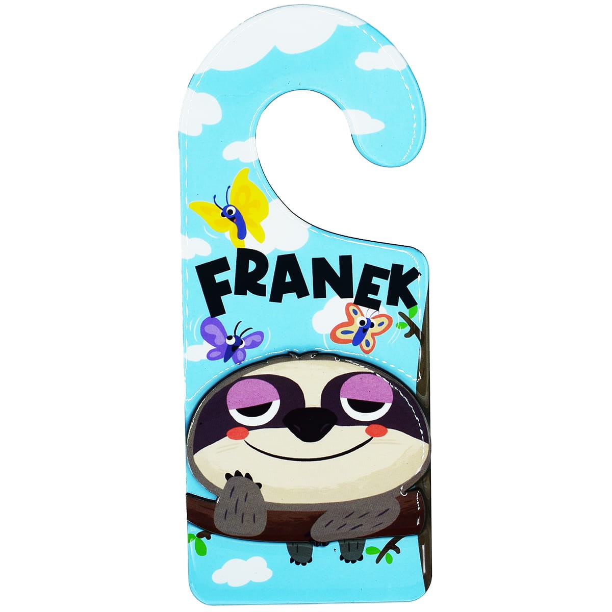 Zawieszka na drzwi z imieniem Franek