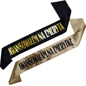 Zestaw szarf dla Emerytów - Awans Na Emeryta