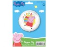 Balon foliowy 46cm - Świnka Peppa biały, pakowany