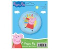 Balon foliowy 46cm - Świnka Peppa niebieski, pakowany