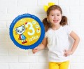 Balon foliowy 46cm - Kicia Kocia, na 3 urodziny , pakowany