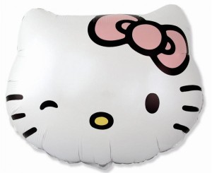 Balon foliowy 53x61cm - Hello Kitty , pakowany
