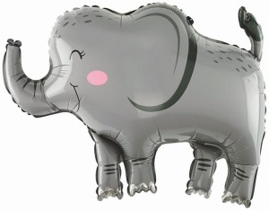 Balon foliowy Słonik, 68x49 cm