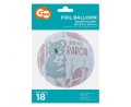 Balon foliowy 45cm - Będziesz babcią, pakowany
