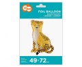 Balon foliowy Lampart, 49x72 cm