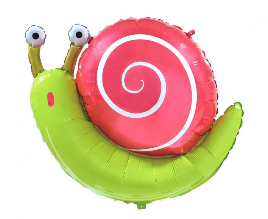 Balon foliowy Ślimak, 60 x 48cm