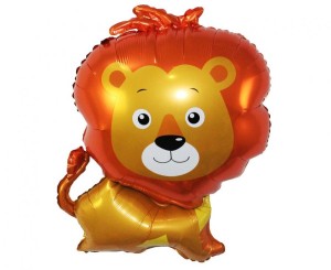 Balon foliowy Lew , 66 x 48 cm