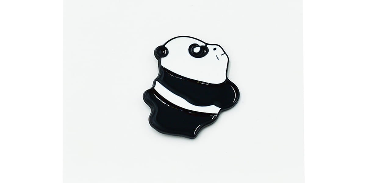 Panda - zabawna przypinka Pin