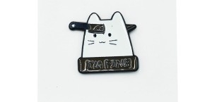 Kot I'm Fine - Zabawna Przypinka Pin