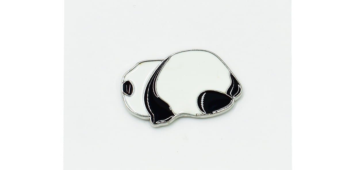 Nieśmiała panda - Zabawna Przypinka Pin