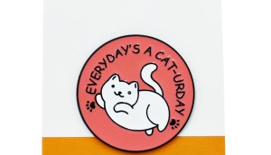 Everyday's a Cat-Urday  - Zabawna Przypinka Pin