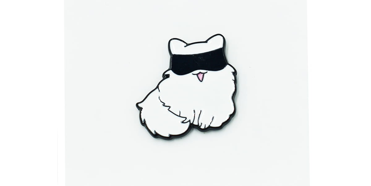 Kot Cat Superhero - Zabawna Przypinka Pin