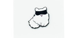 Kot Cat Superhero - Zabawna Przypinka Pin