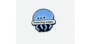 Meduza Protecting Oceans - Zabawna Przypinka Pin