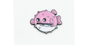 Uzbrojona rybka - Zabawna Przypinka Pin