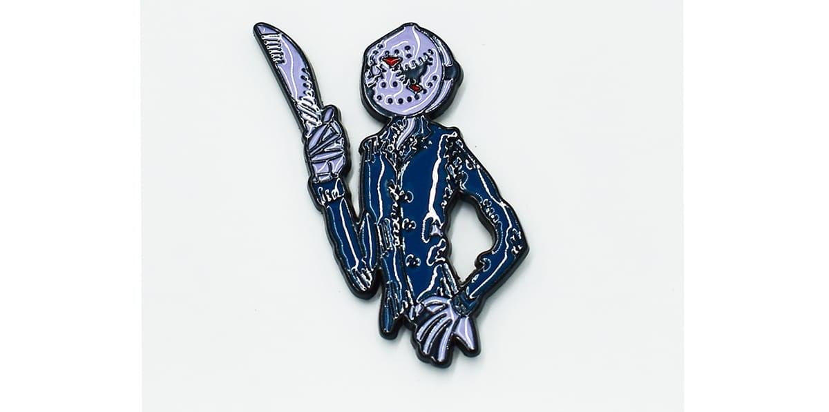 Szkielet z nożem - Zabawna Przypinka Pin