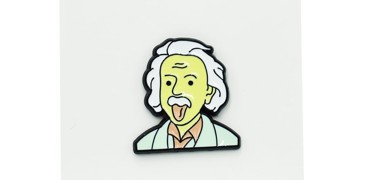 Albert Einstein - Zabawna Przypinka Pin