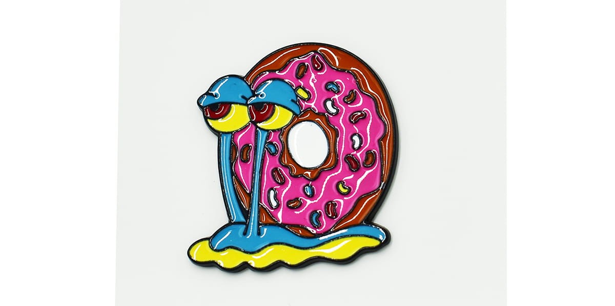 Gary Ślimak Donut - Zabawna Przypinka Pin